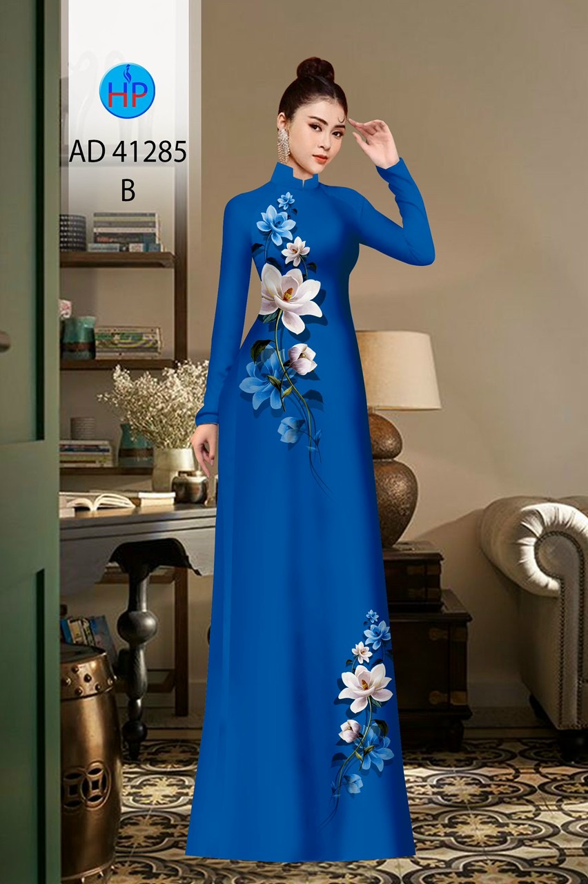 Vải áo dài hoa eo ad 41285 - Ảnh 7