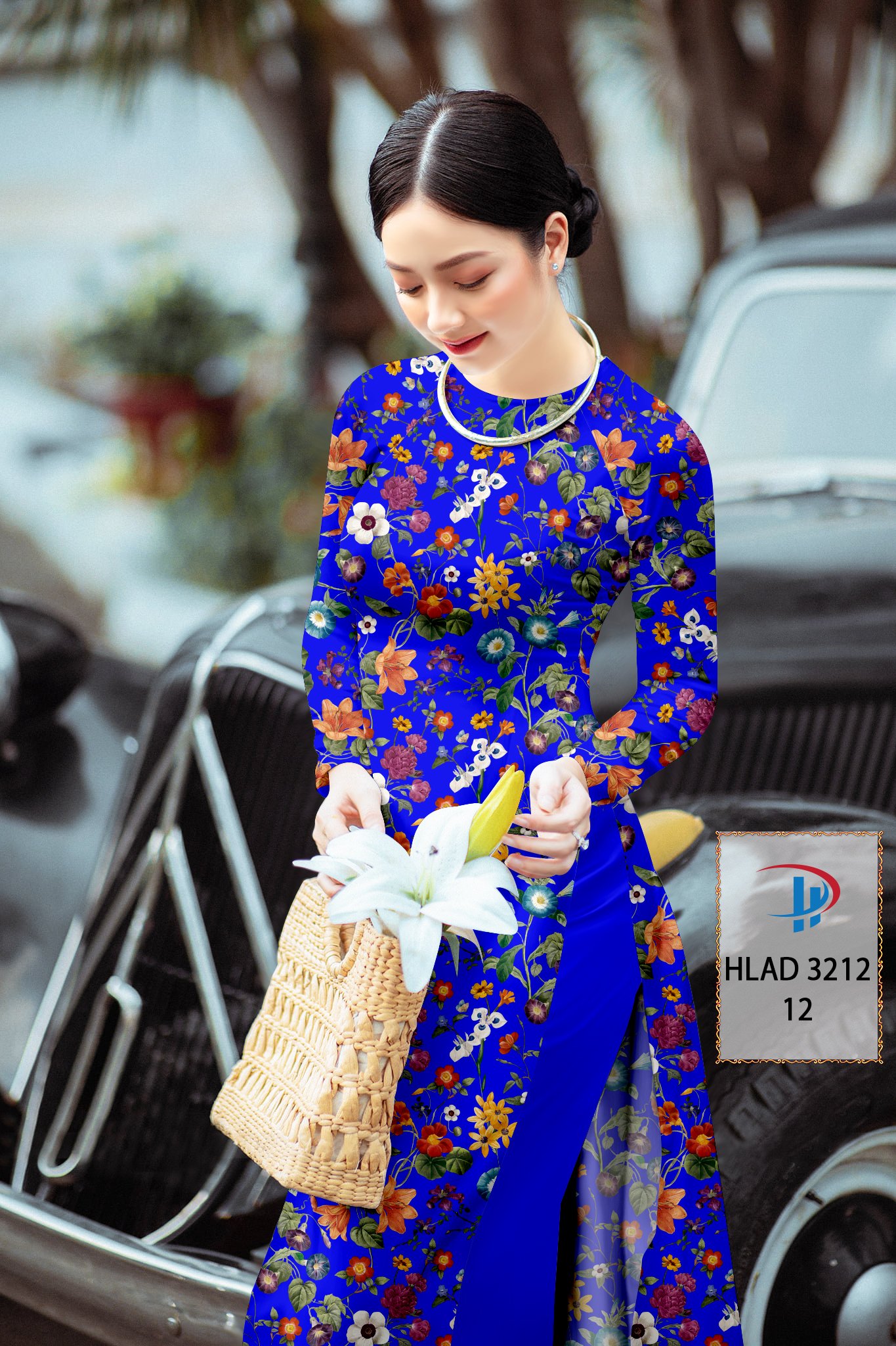Vải áo dài hoa nguyên áo hlad-3212 - Ảnh 25