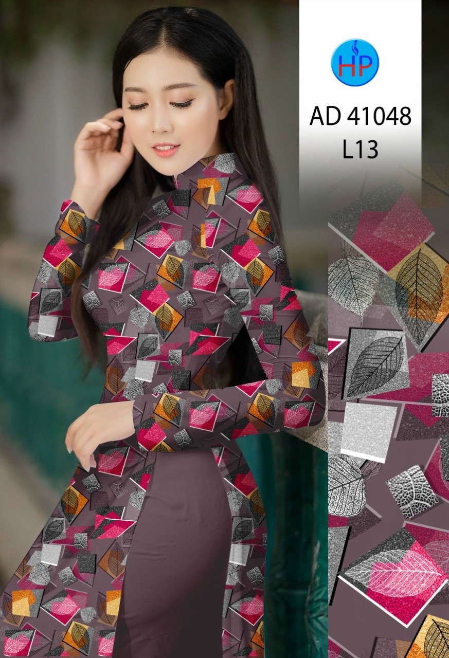 Vải áo dài chiếc lá ad 41048 - Ảnh 7