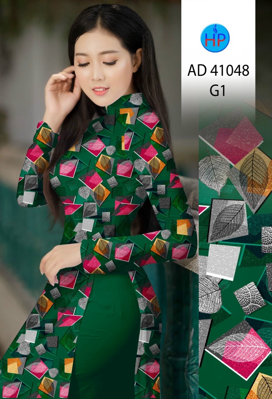 Vải áo dài chiếc lá ad 41048 - Ảnh 19