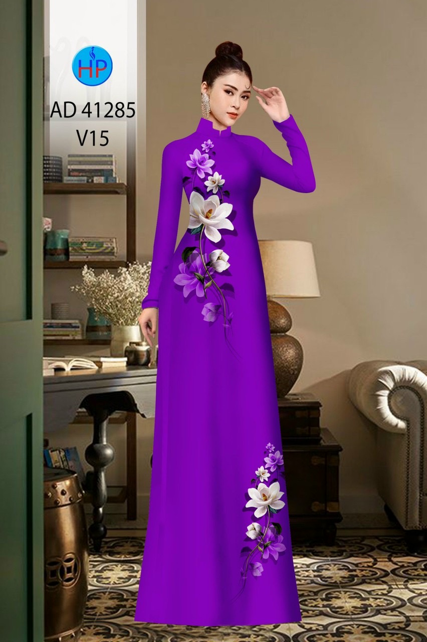 Vải áo dài hoa eo ad 41285 - Ảnh 24