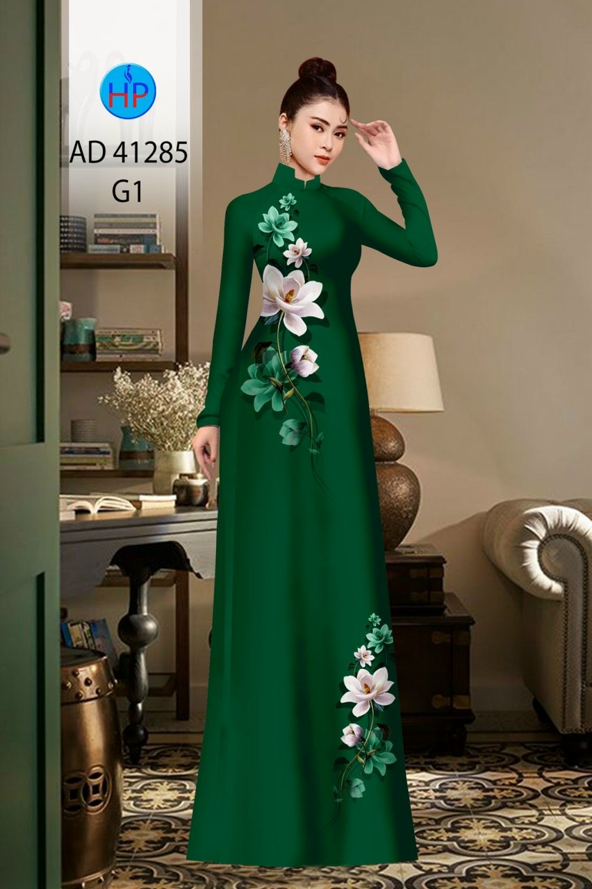 Vải áo dài hoa eo ad 41285 - Ảnh 11