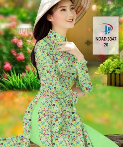 Alternative view of Vải áo dài hoa nhí ndad-3347