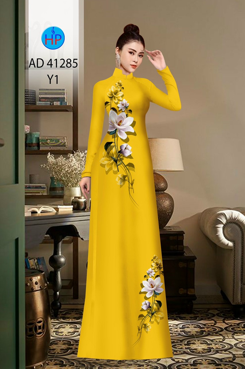 Vải áo dài hoa eo ad 41285 - Ảnh 10