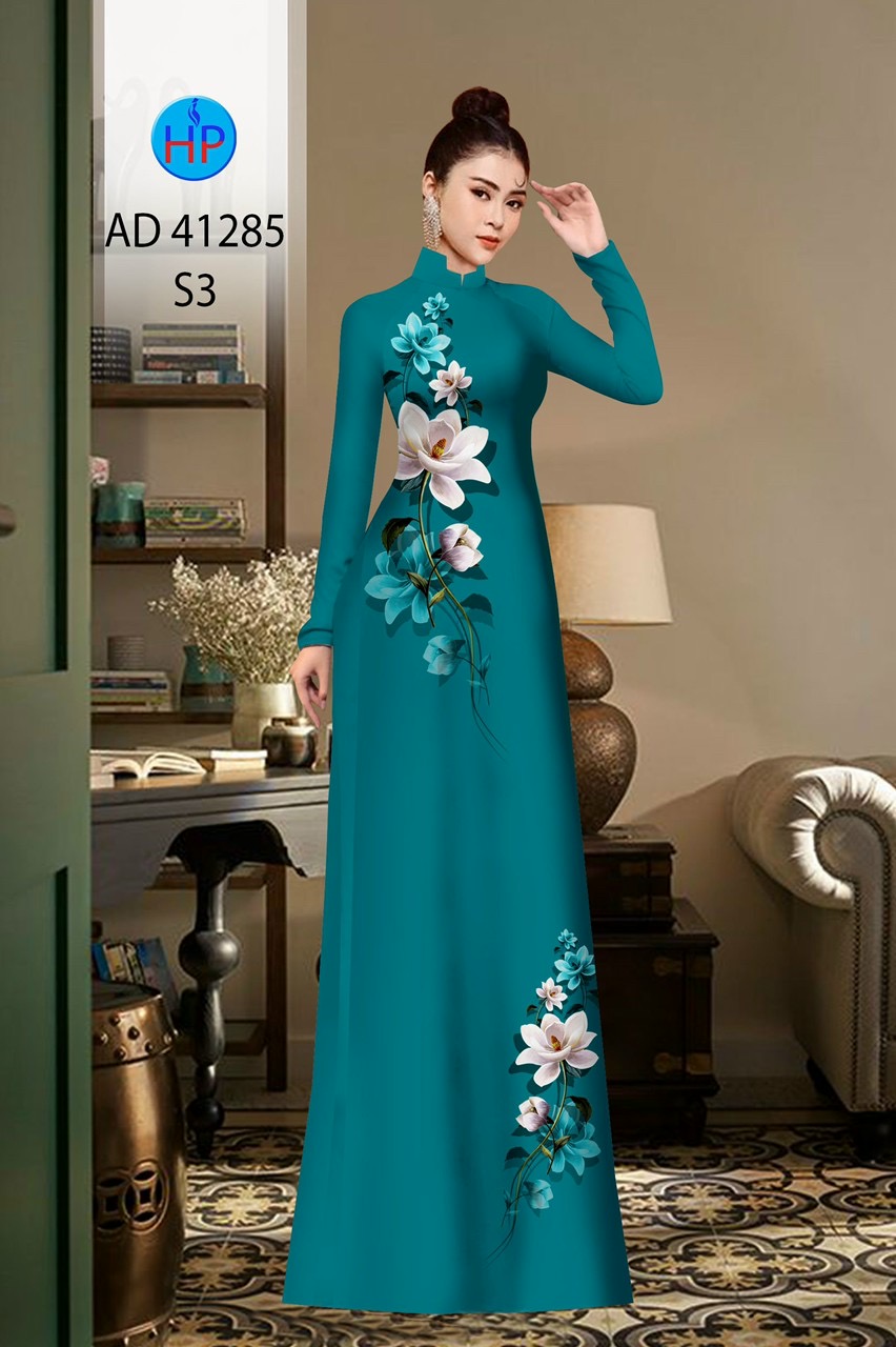 Vải áo dài hoa eo ad 41285 - Ảnh 16