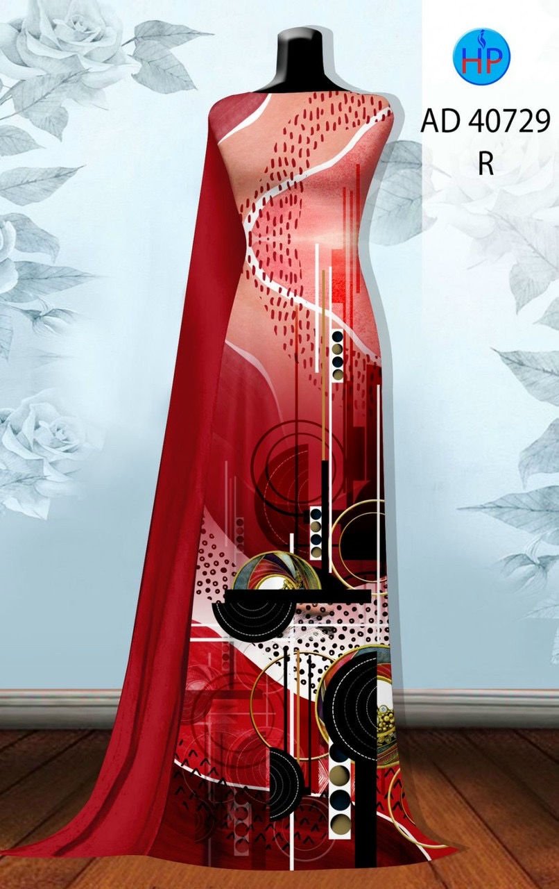 Vải áo dài hoa văn ad 40729 - Ảnh 18