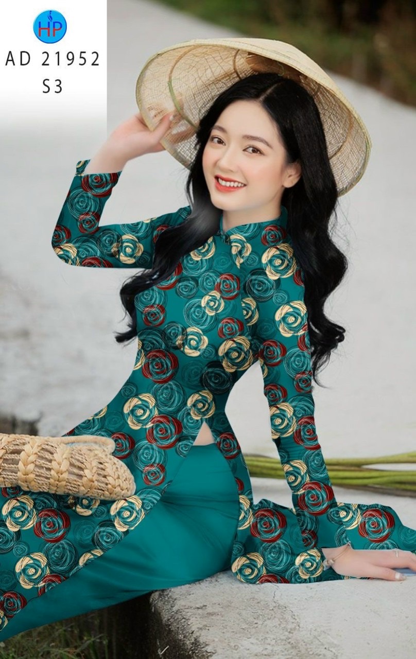 Vải áo dài hoa đều ad 21952 - Ảnh 15