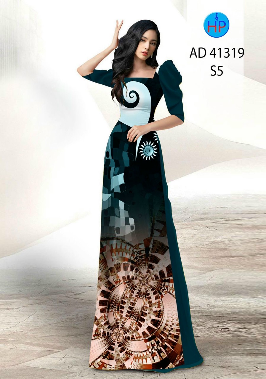 Vải áo dài hoa văn ad 41319 - Ảnh 19