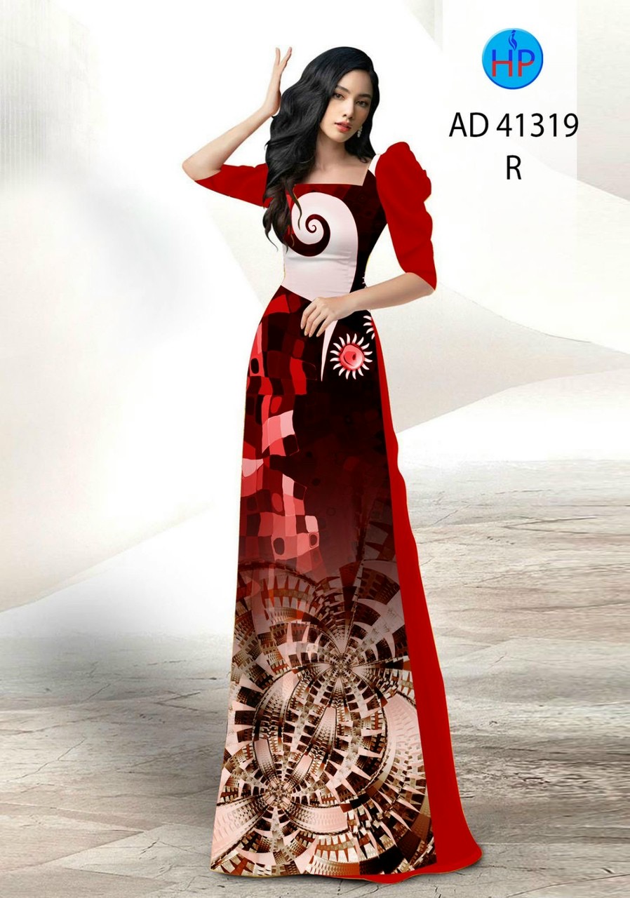 Vải áo dài hoa văn ad 41319 - Ảnh 12
