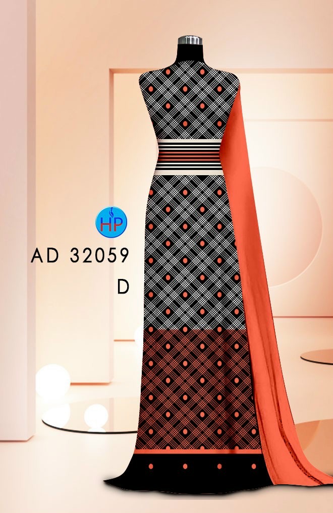 Vải áo dài hoa văn ad 32059 - Ảnh 16