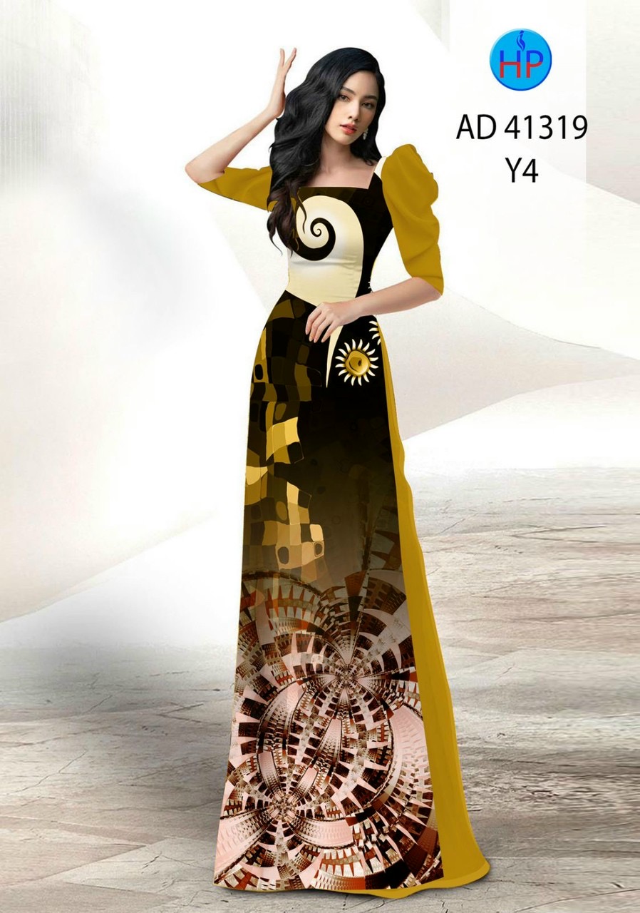Vải áo dài hoa văn ad 41319 - Ảnh 10