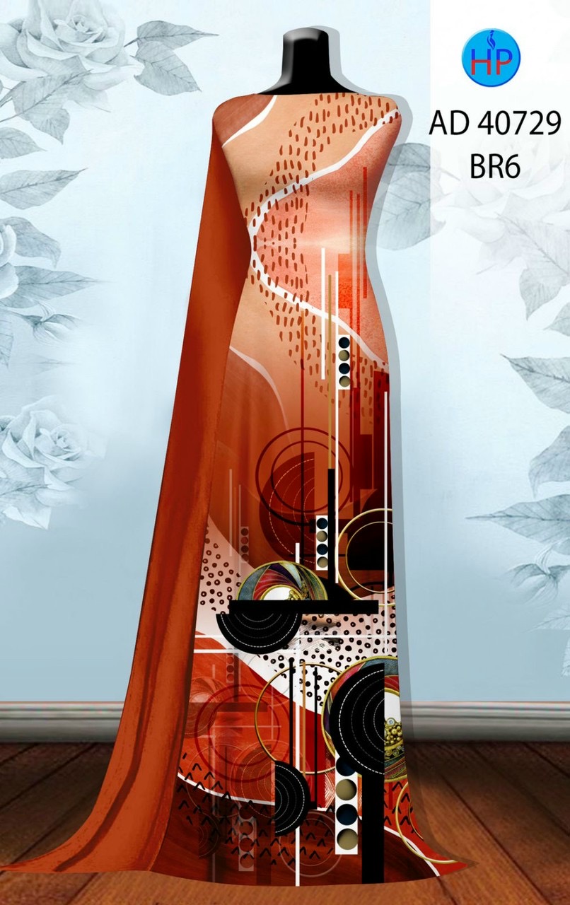 Vải áo dài hoa văn ad 40729 - Ảnh 17