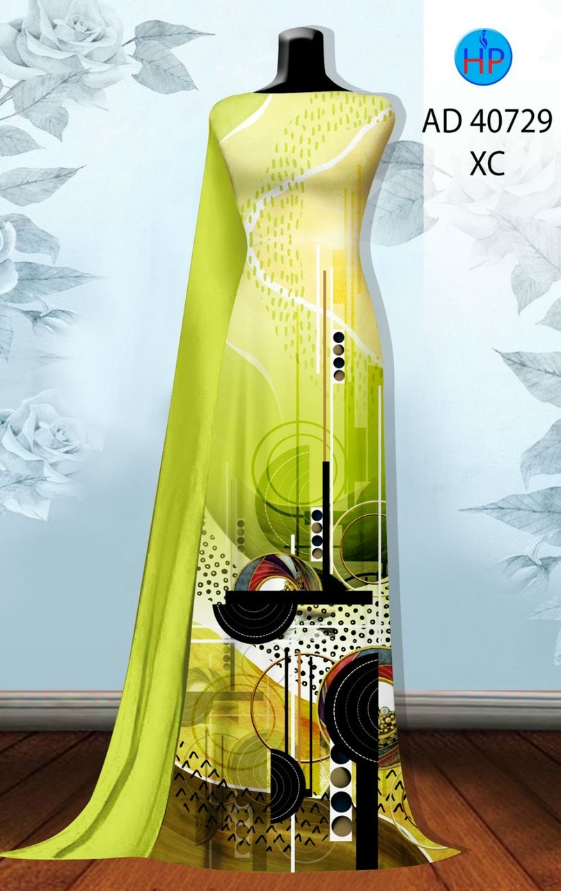 Vải áo dài hoa văn ad 40729 - Ảnh 19
