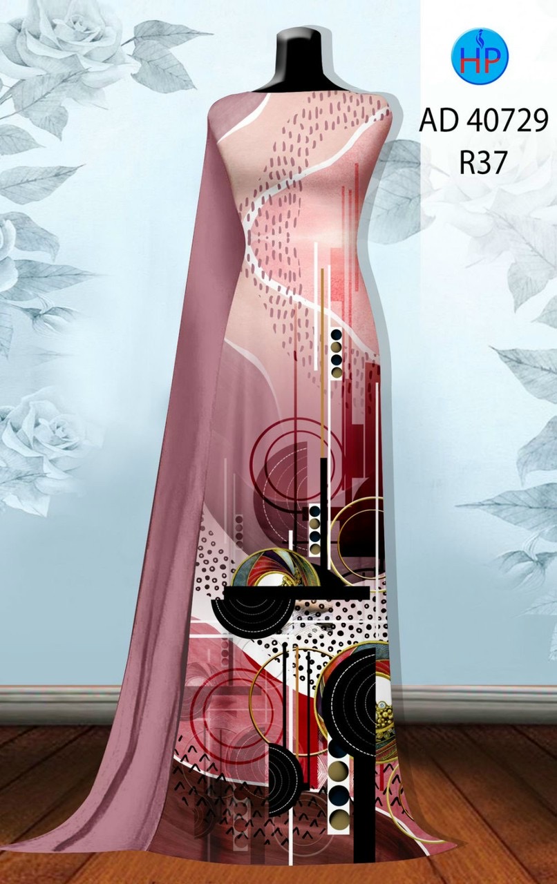 Vải áo dài hoa văn ad 40729 - Ảnh 12