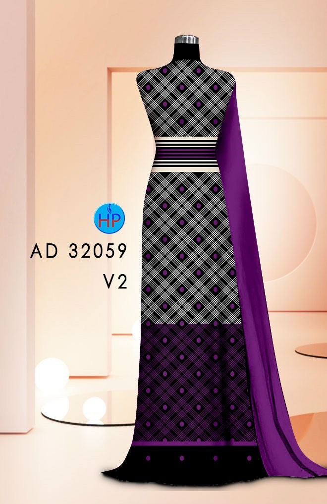 Vải áo dài hoa văn ad 32059 - Ảnh 13