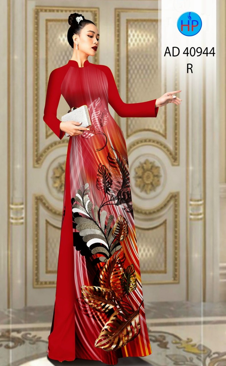 Vải áo dài chiếc lá ad 40944 - Ảnh 16