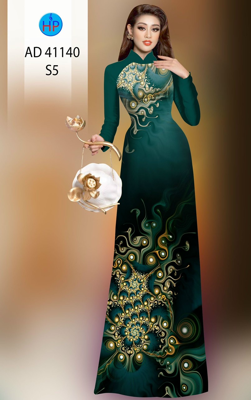 Vải áo dài hoa ảo ad 41140 - Ảnh 10