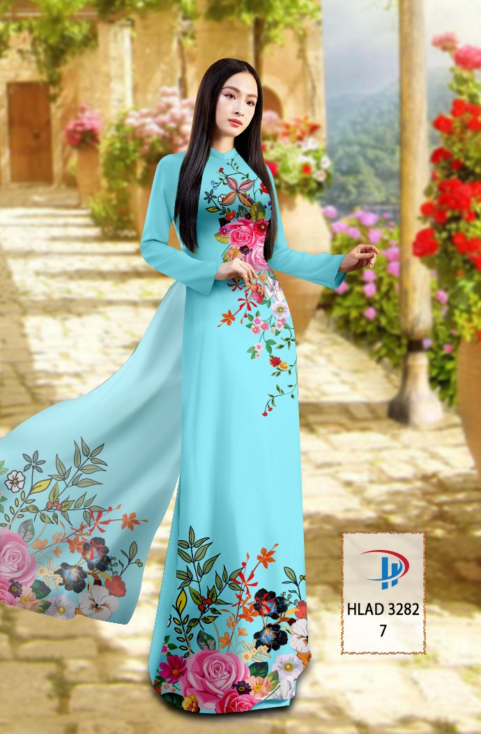 Vải áo dài hoa eo hlad-3282 - Ảnh 6