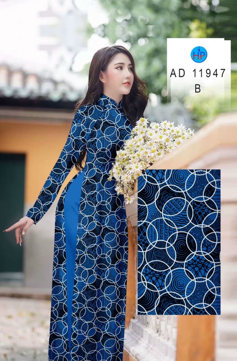Vải áo dài hoa văn đều ad 11947 - Ảnh 11