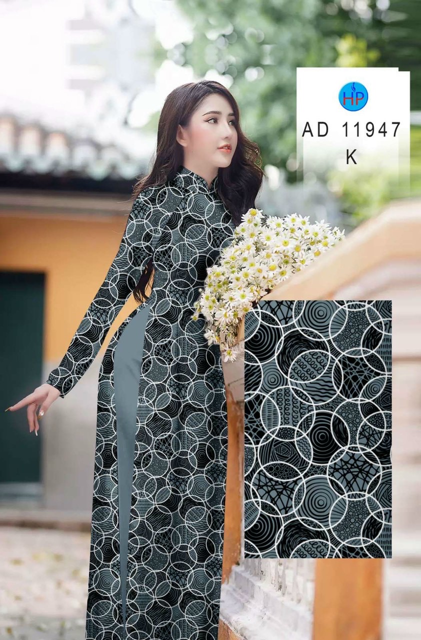 Vải áo dài hoa văn đều ad 11947 - Ảnh 17