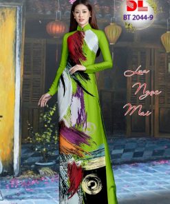 Alternative view of Vải áo dài lụa ngọc mai, lập thể dlbt-2044