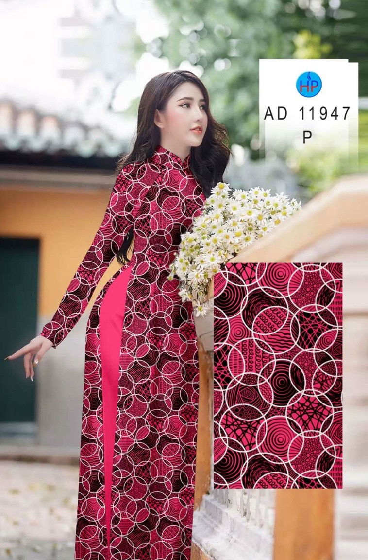 Vải áo dài hoa văn đều ad 11947 - Ảnh 18