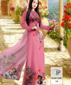 Vải áo dài hoa eo hlad-3282