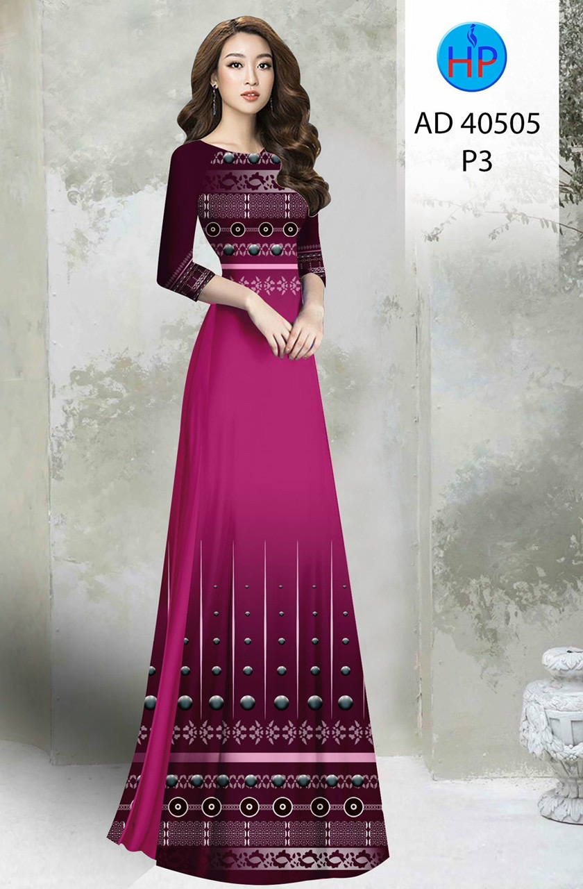 Vải áo dài hoa văn ad 40505 - Ảnh 6
