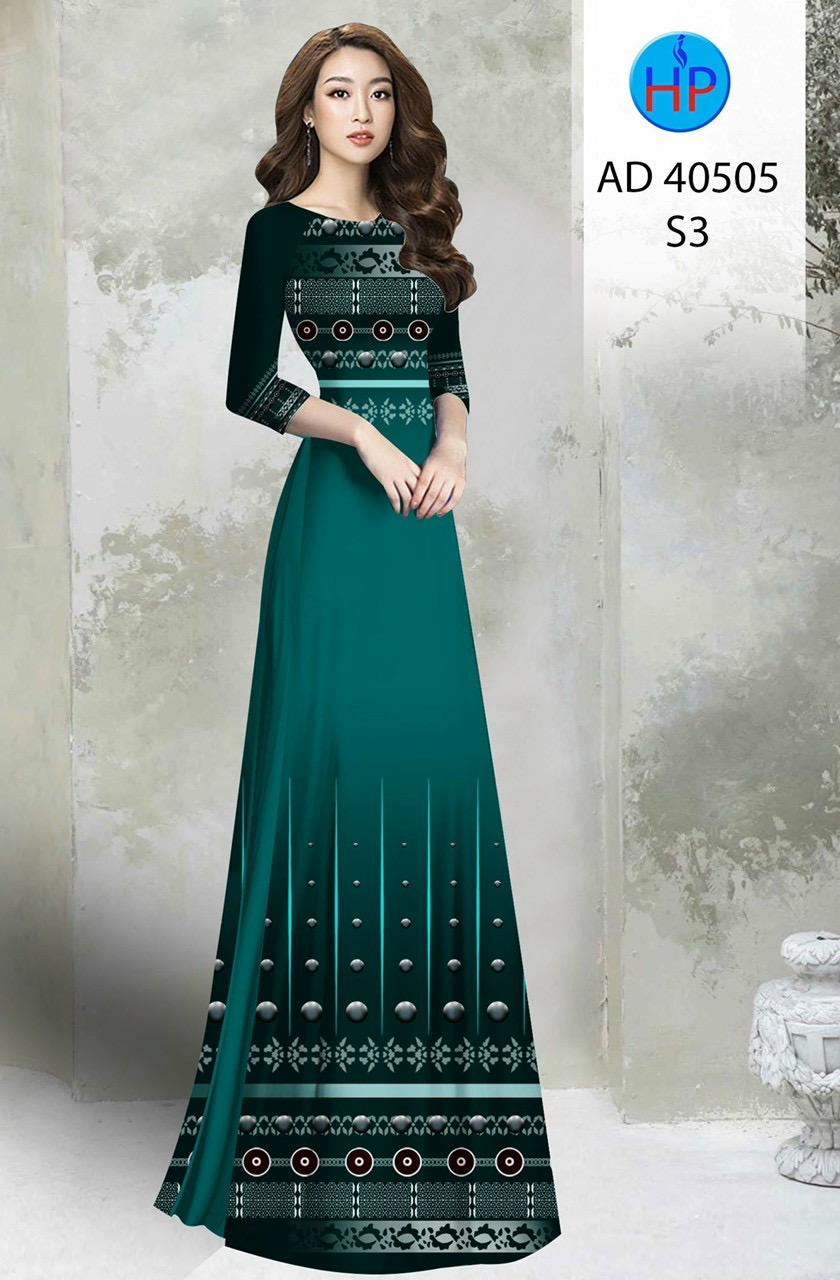 Vải áo dài hoa văn ad 40505 - Ảnh 9
