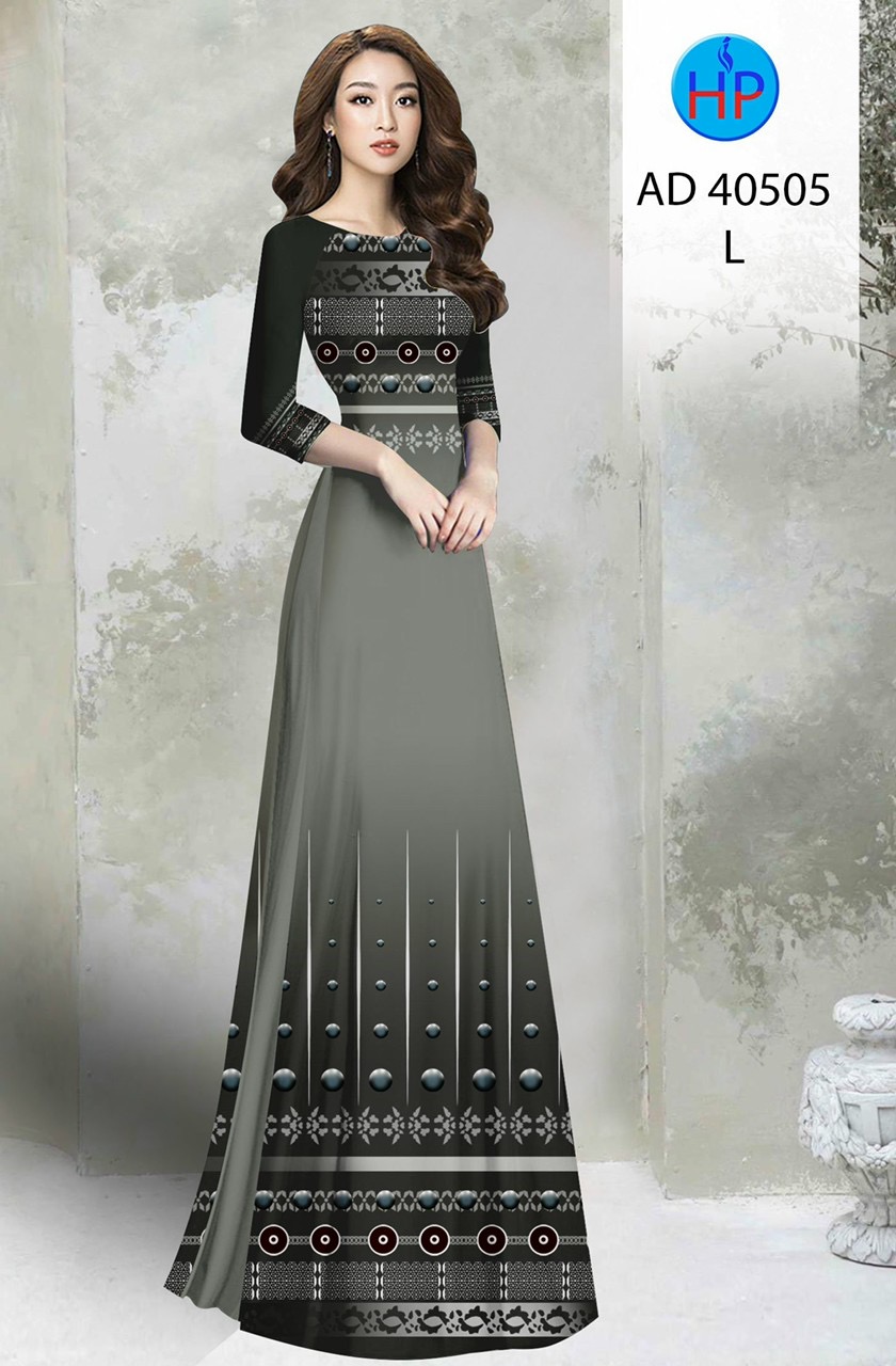 Vải áo dài hoa văn ad 40505 - Ảnh 4