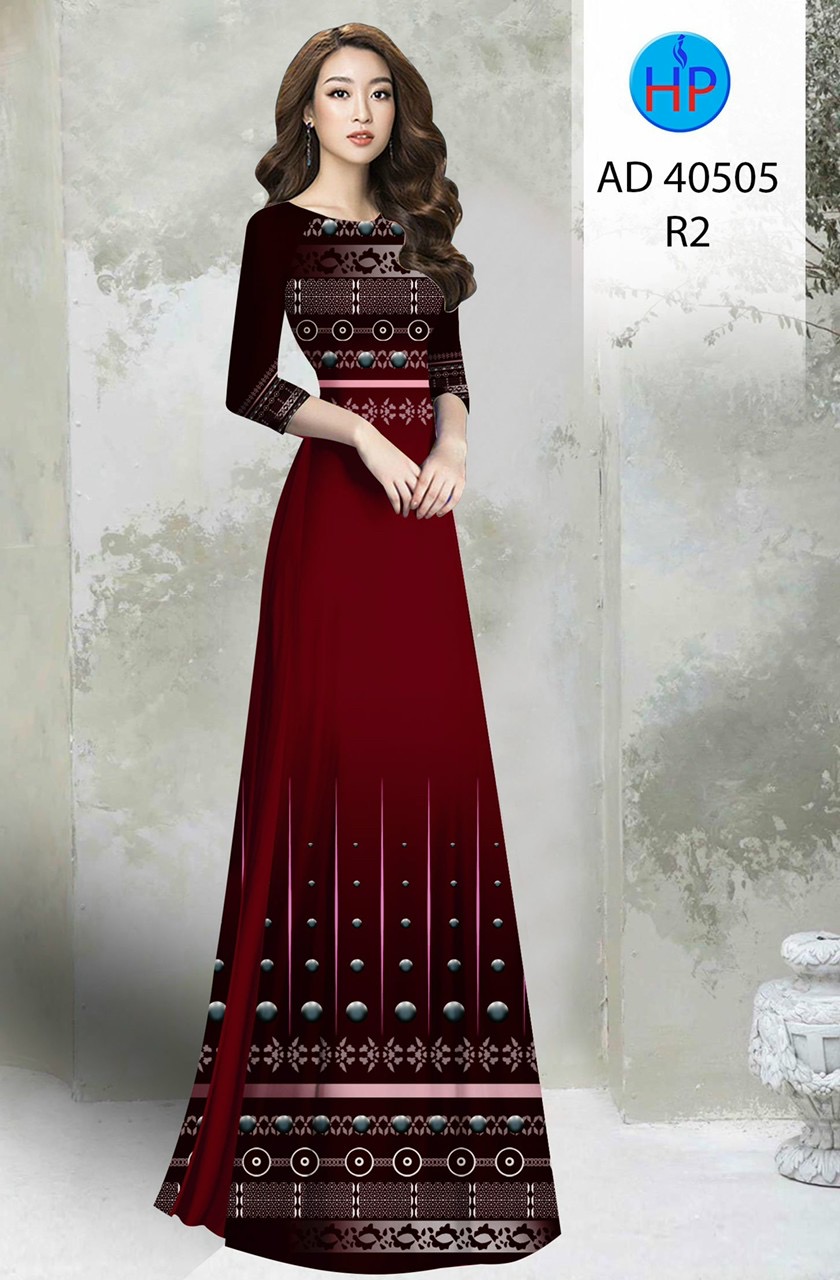 Vải áo dài hoa văn ad 40505 - Ảnh 10