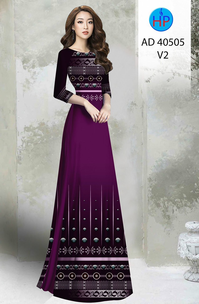 Vải áo dài hoa văn ad 40505 - Ảnh 24