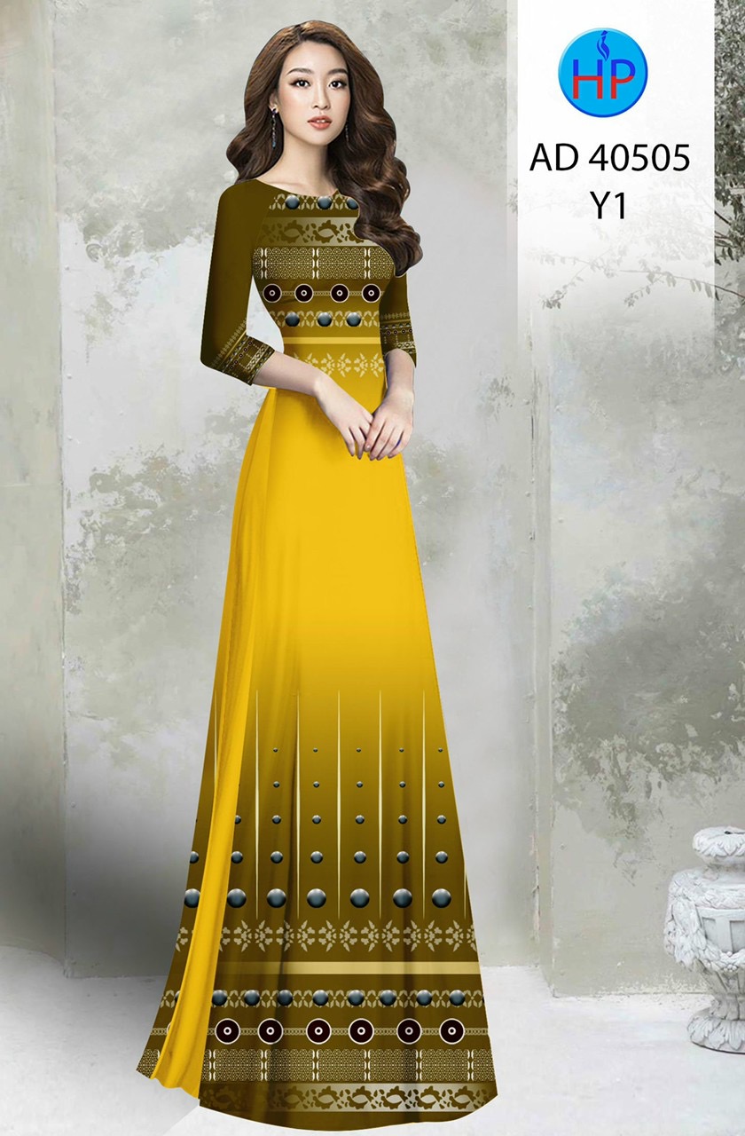Vải áo dài hoa văn ad 40505 - Ảnh 11