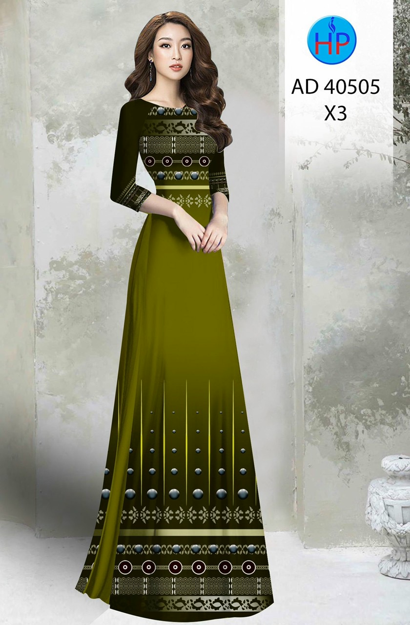 Vải áo dài hoa văn ad 40505 - Ảnh 20