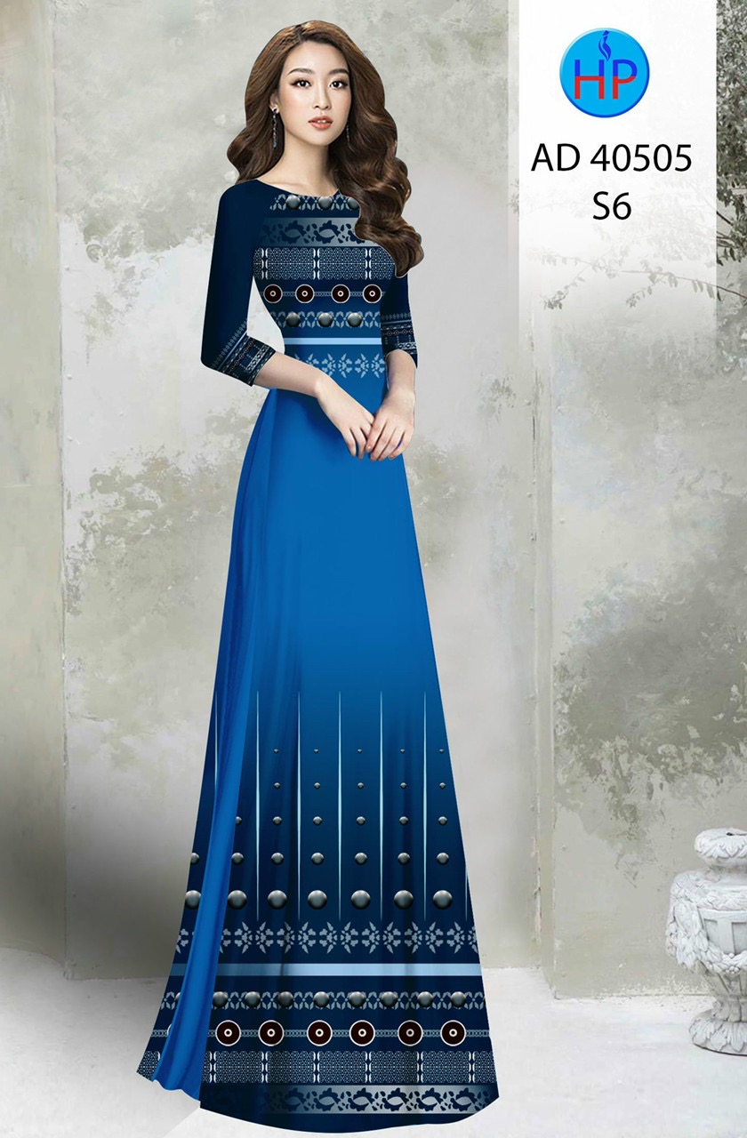 Vải áo dài hoa văn ad 40505 - Ảnh 8