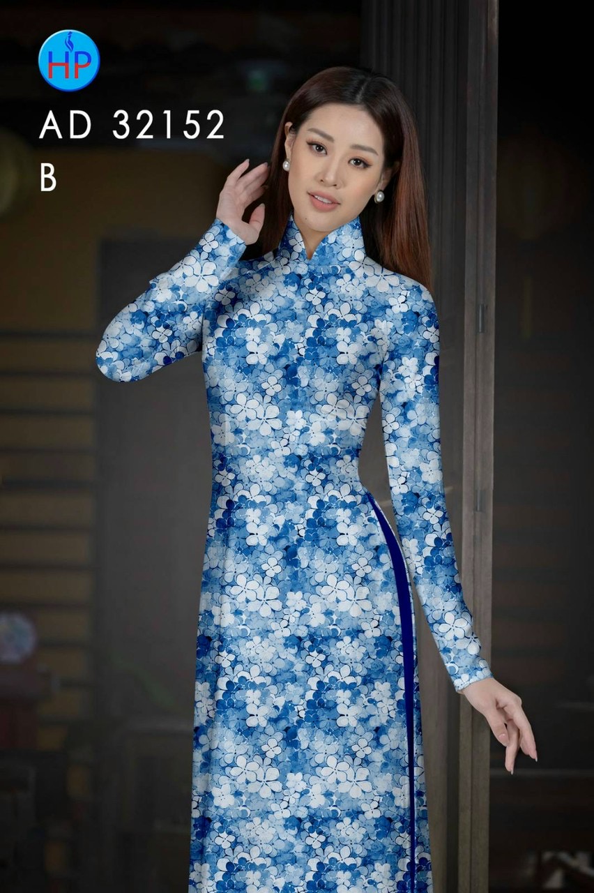 Vải áo dài hoa đều ad 32152 - Ảnh 13