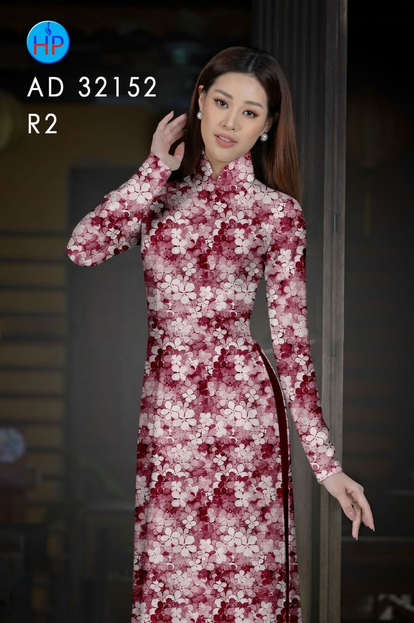 Vải áo dài hoa đều ad 32152 - Ảnh 18