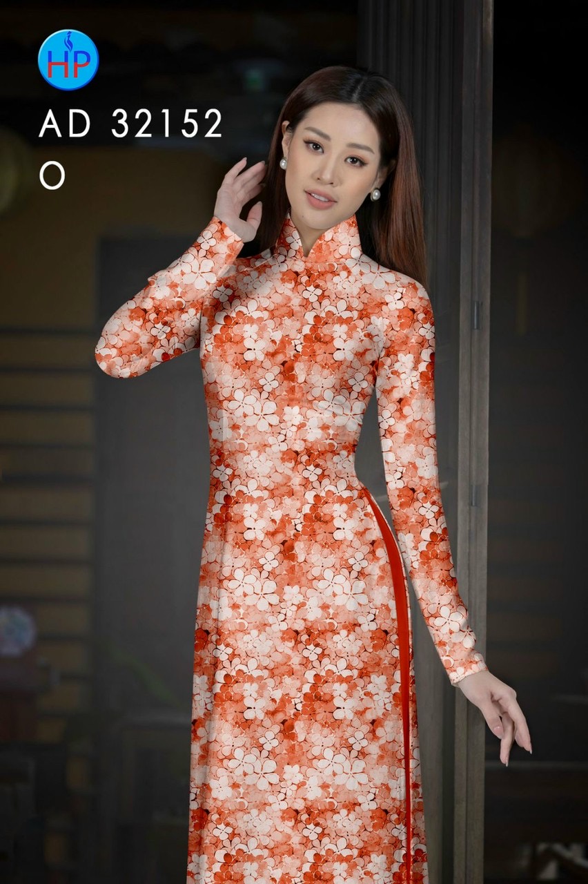 Vải áo dài hoa đều ad 32152 - Ảnh 10
