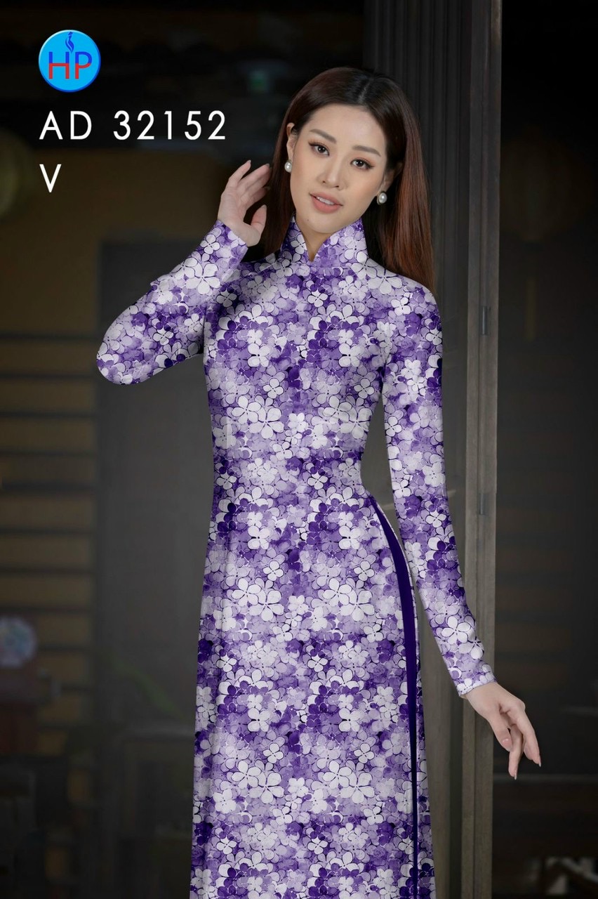 Vải áo dài hoa đều ad 32152 - Ảnh 17