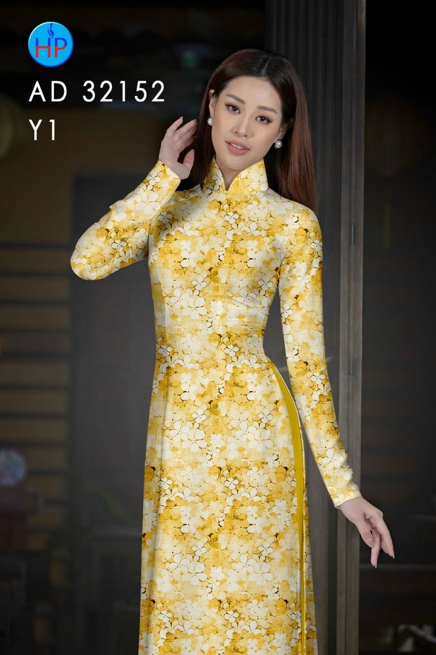 Vải áo dài hoa đều ad 32152 - Ảnh 6