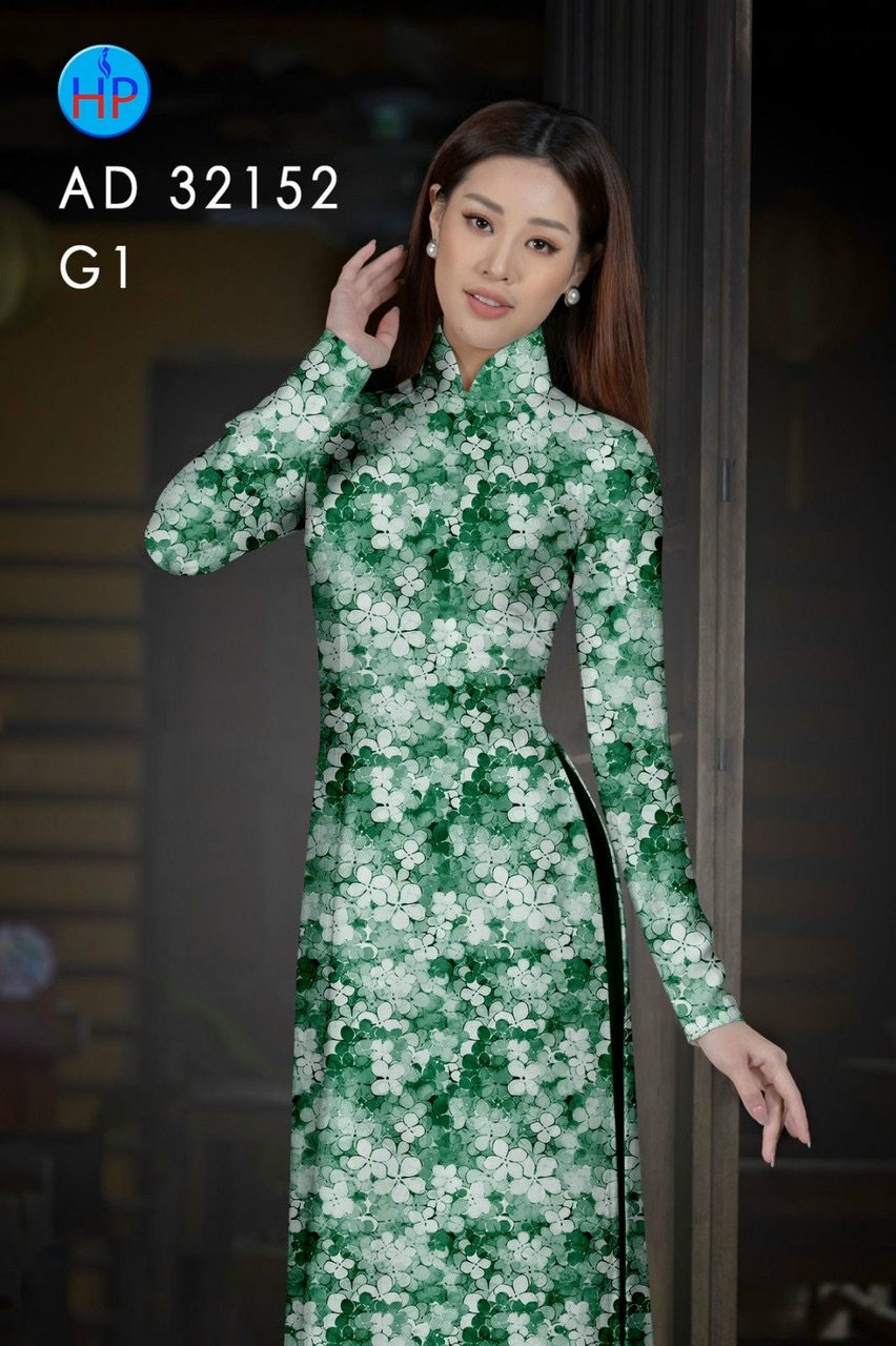 Vải áo dài hoa đều ad 32152 - Ảnh 15