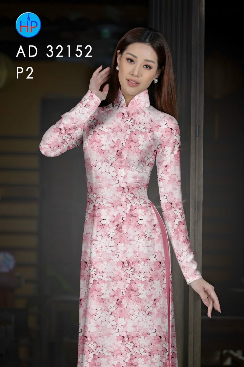 Vải áo dài hoa đều ad 32152 - Ảnh 12
