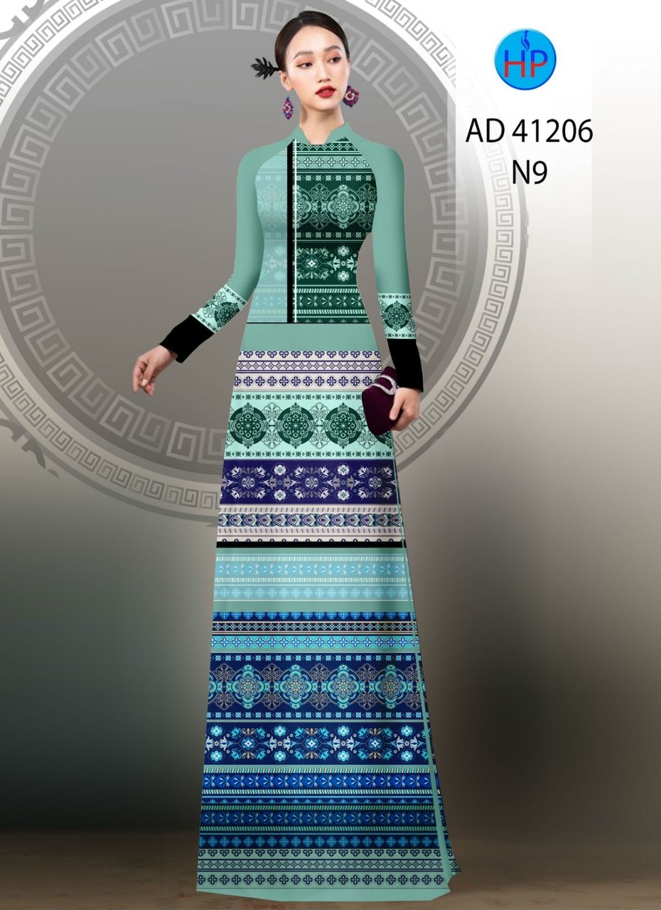 Vải áo dài thổ cẩm ad 41206