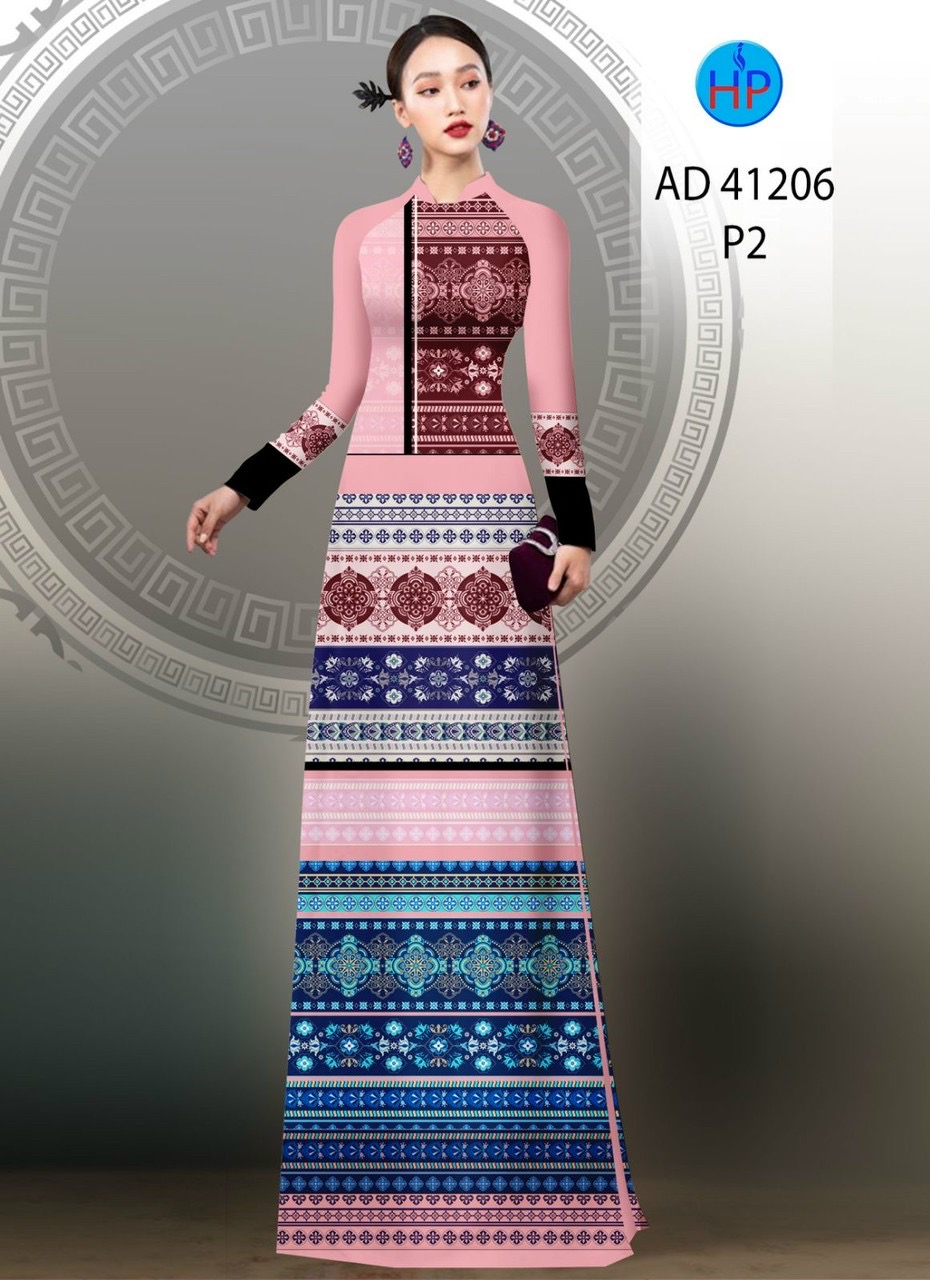 Vải áo dài thổ cẩm ad 41206 - Ảnh 18