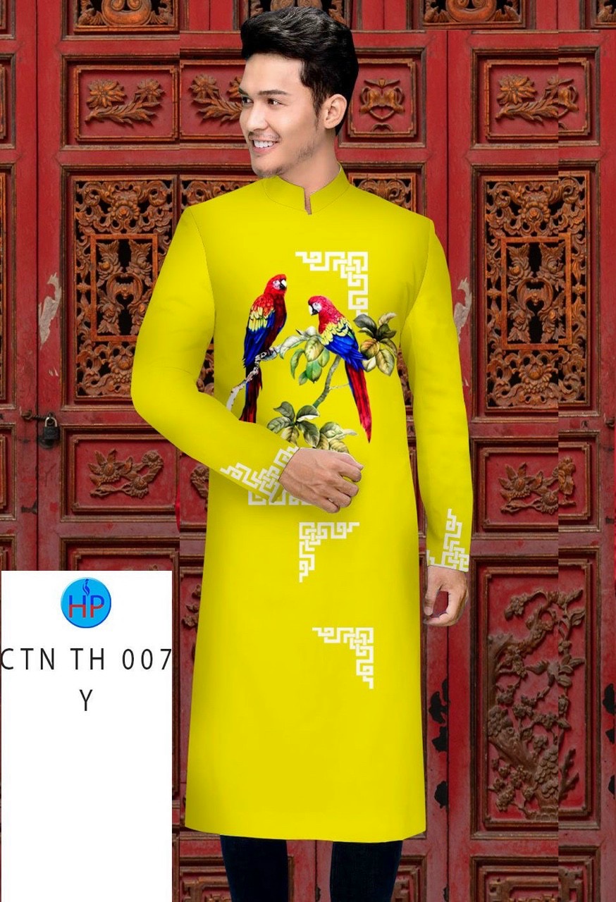 Vải áo dài nam ctn th 007