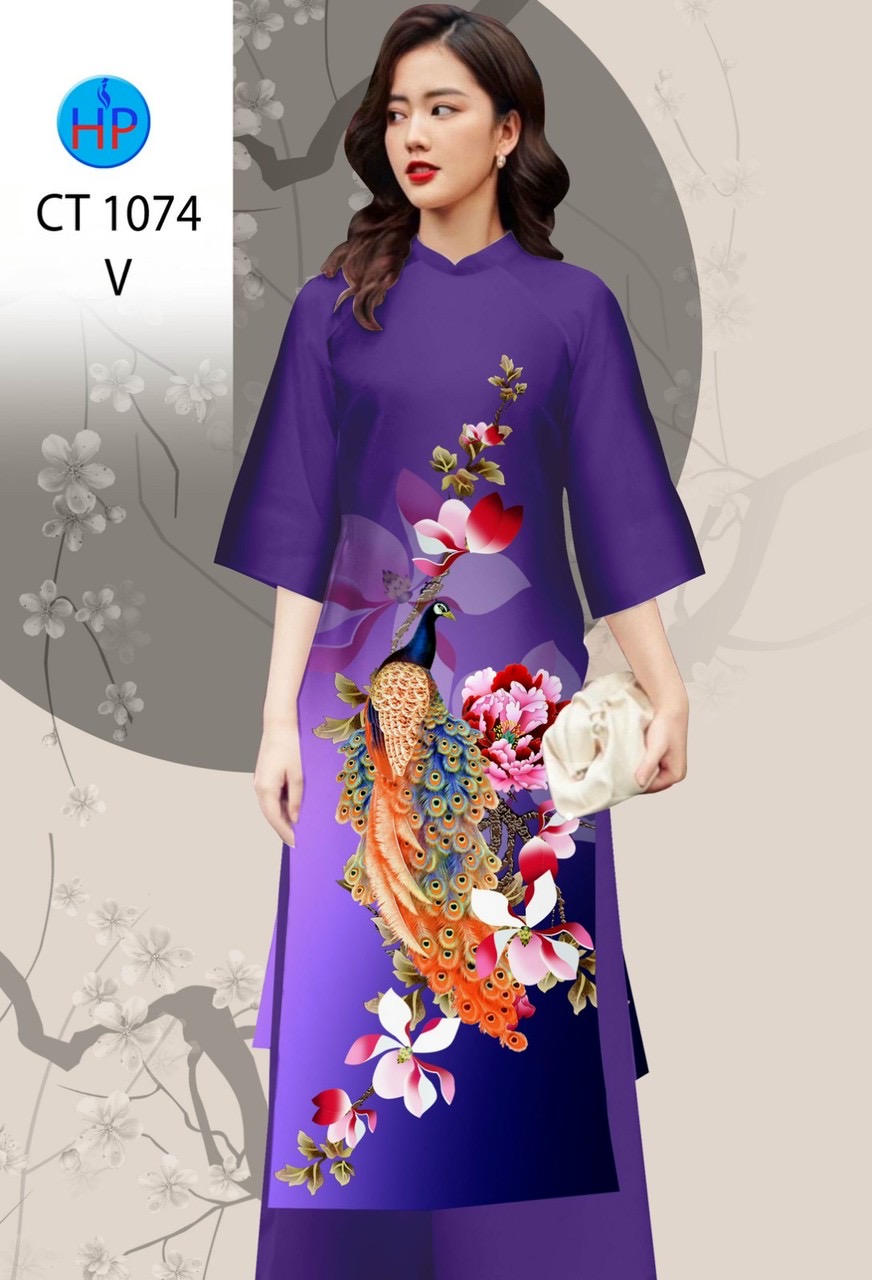 Vải áo dài cách tân ct-1074 - Ảnh 14