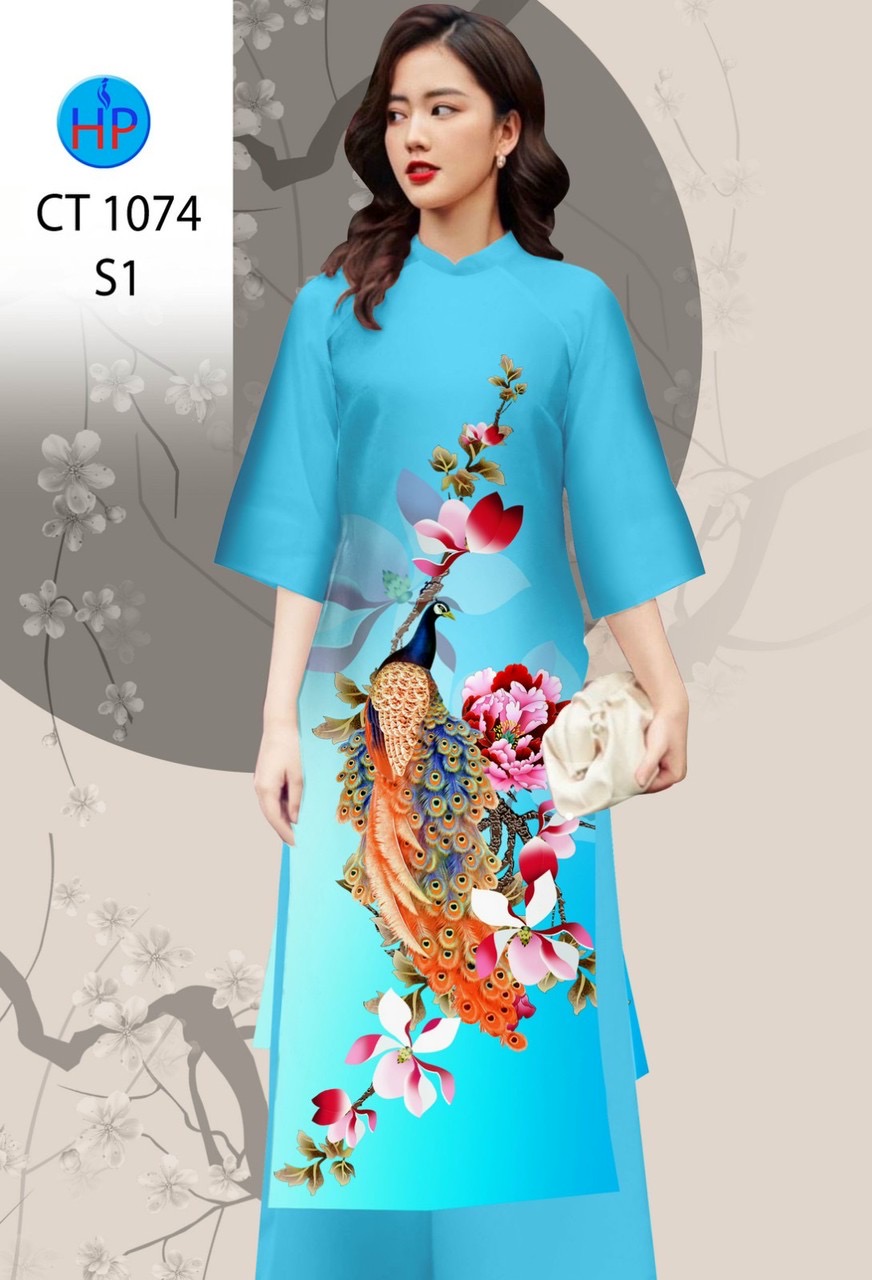 Vải áo dài cách tân ct-1074 - Ảnh 5