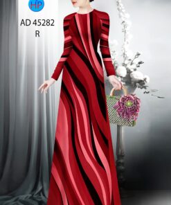 Vải áo dài lập thể ad 45282