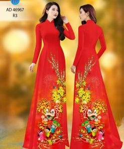 Vải áo dài tết ad 46967